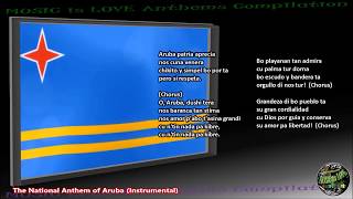 Aruba National Anthem quotAruba Dushi Teraquot INSTRUMENTAL with lyrics [upl. by Levona]