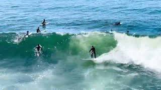 Surf July 4th at Steamer Lane surf surfing waves santacruz [upl. by Deppy]