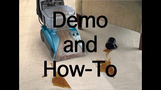 Hoover SteamVac with Clean Surge Demo and HowTo [upl. by Cilegna521]