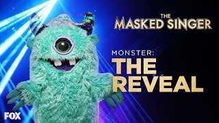 The Monster Is Revealed  Season 1 Ep 10  THE MASKED SINGER [upl. by Doner]