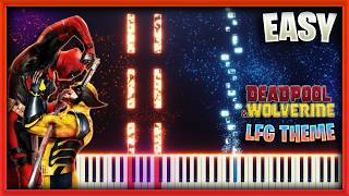 Rob Simonsen  LFG Theme from quotDeadpool amp Wolverinequot  EASY Piano Tutorial by OCTOBER [upl. by Theodoric389]