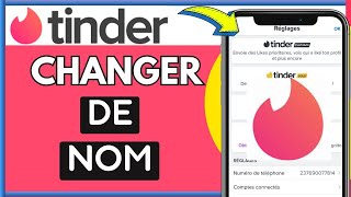 Comment Changer De Nom Sur Tinder  Très Facile [upl. by Veronica979]