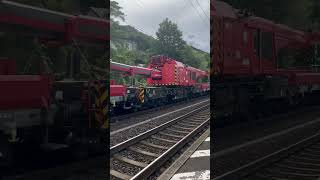 Notfalltechnik Bingen HBF Durchfahrt short trainspotting [upl. by Seerdi]