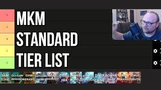 MKM Standard Deck Tier List  Magic the Gathering  Mtg [upl. by Sorci341]