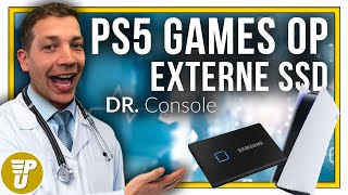 Hoe zet je PS5 games op externe SSD  Dr Console [upl. by Anitnahs]