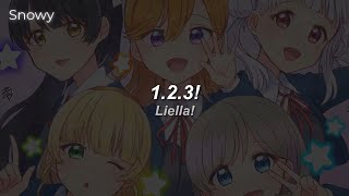 Liella  123  Lyrics 【Español・Romaji】 [upl. by Roswald]