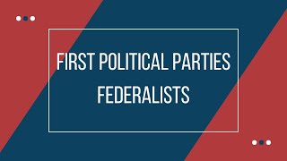 The First Political Parties Federalists AP US History in 1 Minute Daily [upl. by Naik]