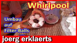 Umbau vom Papierfilter auf Filterbälle Whirlpool Anleitung Tutorial DIY Bestway LAY Z SPA [upl. by Donelson721]