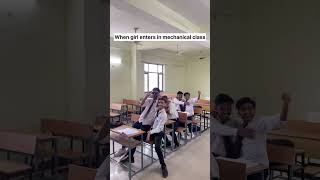 Finally ladki Agyi Class Mein 😍 collegelife youtubeindiashorts trandingshorts viral [upl. by Winonah]