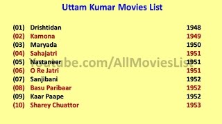 Uttam Kumar Movies List [upl. by Adkins358]