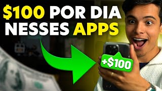 6 APLICATIVOS PARA GANHAR DINHEIRO PELO CELULAR  100 Por Dia Aplicativos que pagam de VERDADE [upl. by Adlev]