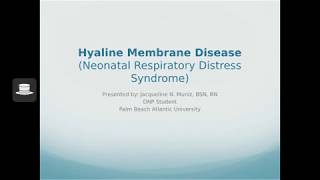 Hyaline Membrane Disease Case Study [upl. by Wrdna]