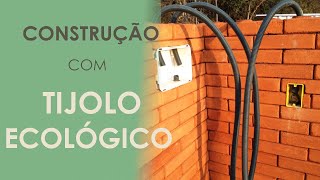 Como é a Construção com TIJOLO ECOLÓGICO [upl. by Adile]