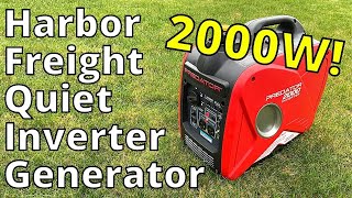 How Good Is The Harbor Freight Predator 2000w Super Quiet Inverter Generator  InDepth Review [upl. by Riesman]