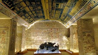 The tomb of Ramses V and VI in the Valley of the Kings Egypt [upl. by Ecydnarb]