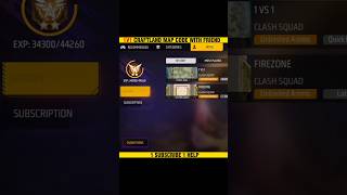 1v1 craftland map code Playing with friend shorts viral freefire [upl. by Nauh]