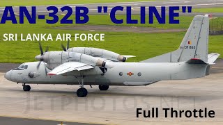 Sri Lanka Airforce  SLAF  Antonov AN 32B Cline [upl. by Amir953]