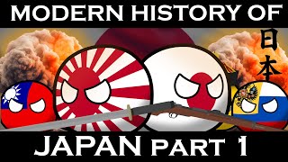 COUNTRYBALLS Modern History of Japan 18951942 [upl. by Enilarac425]