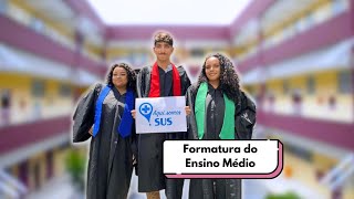 Formatura do Ensino Médio  Os Técnicos em Saúde Super Poderosos [upl. by Yakcm]