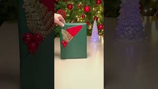 🎁 Easy Gift Wrapping ⭐️🎶🎄 christmas giftwrapping shorts [upl. by Henrion]