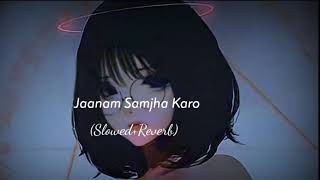 Jaanam Samjha Karo Slowed version SlowedReverb Slow version [upl. by Edobalo]