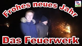 Das Feuerwerk  Frohes neues Jahr  Unser Silvester Teil 4 Vlog TipTapTube [upl. by Roseline791]