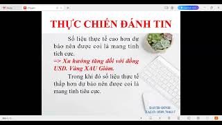 THỰC CHIẾN ĐÁNH TIN CPI  XAUUSD GIẢM [upl. by Chelsae766]