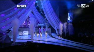 111129 2011 MAMA SNSD The Boys Remix Ver [upl. by Codel]