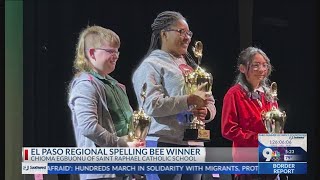 El Paso Regional Spelling Bee crowns new champion [upl. by Gomer]