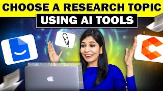 How to choose a research topic with AI tools 🔥 3 AI tools for research ideas🤯 [upl. by Adam436]