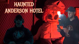 OVERNIGHT AT HAUNTED ANDERSON HOTEL [upl. by Cob]