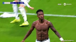 🤯Vinicius Junior Comeback vs Dortmund [upl. by Inajna]