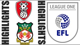 Rotherham United 01 Wrexham AFC Highlights  EFL League One 20242025 [upl. by Nedla]