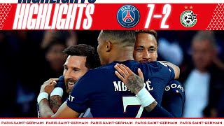 HIGHLIGHTS  PSG 72 MACCABI HAIFA I LEO MESSI  KYLIAN MBAPPÉ  NEYMAR JR  CARLOS SOLER ⚽️ [upl. by Adamek145]