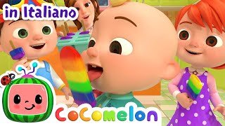 Impara i colori con il ghiacciolo di color arcobaleno  CoComelon Italiano  Canzoni per Bambini [upl. by Aham]