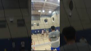 When youre too tall🧍‍♂️ goprovolleyball haikyuuvolleyball volleyballgame [upl. by Kcirderf]