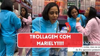 MI TROLLOU MA DENTRO DO SUPERMERCADO 🤣   UMA HOMENAGEM E AS DUAS CAÍRAM NA EMOÇÃO mirellasantos [upl. by Marketa]