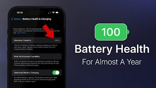 The ONLY Way To Maintain 100 iPhone Battery Health [upl. by Downes398]