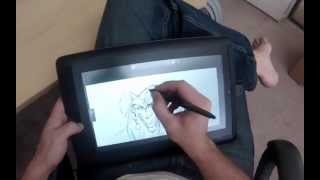 Hands on with the Cintiq Companion Hybrid [upl. by Rimola]