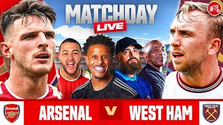 Arsenal 02 West Ham  Match Day Live  Premier League [upl. by Drawets]