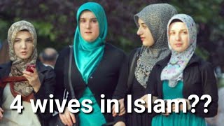 Concept of 4 wives in Islam Explained 4wives islam muslims [upl. by Ingar]