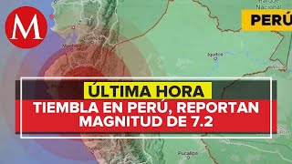 Sismo de magnitud 72 sacude el sur de Perú [upl. by Thorstein]