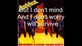 dokken breaking the chains lyrics [upl. by Reivilo655]