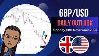 GBPUSD Forex Analysis  Monday 18th November 2024  GBPUSD Trading Strategy [upl. by Ordnajela]