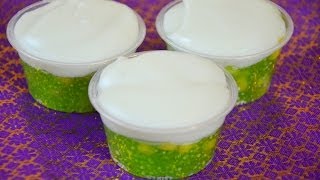 How to Make Thai Sweet Tapioca Pudding ตะโก้สาคู Kanom Thai [upl. by Alracal]