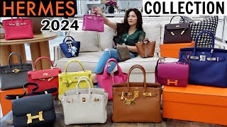 MOST amp LEAST USED  REGRET  REVIEW  FIRST TIME SHARING MY HERMES HANDBAG COLLECTION 2024  CHARIS [upl. by Frydman]