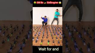 🤑Rc helicopter🚁कमरे में एक🤣 साथ उडे😱shortfeedcrazyexperiment mrindianhackershorts craxyxyzshort [upl. by Hgielanna]