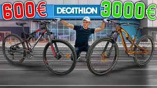 VTT DÉCATHLON  le plus cher VS le moins cher [upl. by Esinek990]