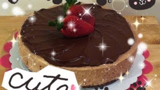 Baileys Irish Cream Chocolate Cheesecake Tutorial [upl. by Vaclava712]