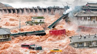 China now The largest dam in the world failed Chongqing went under water people are trapped [upl. by Andreas616]